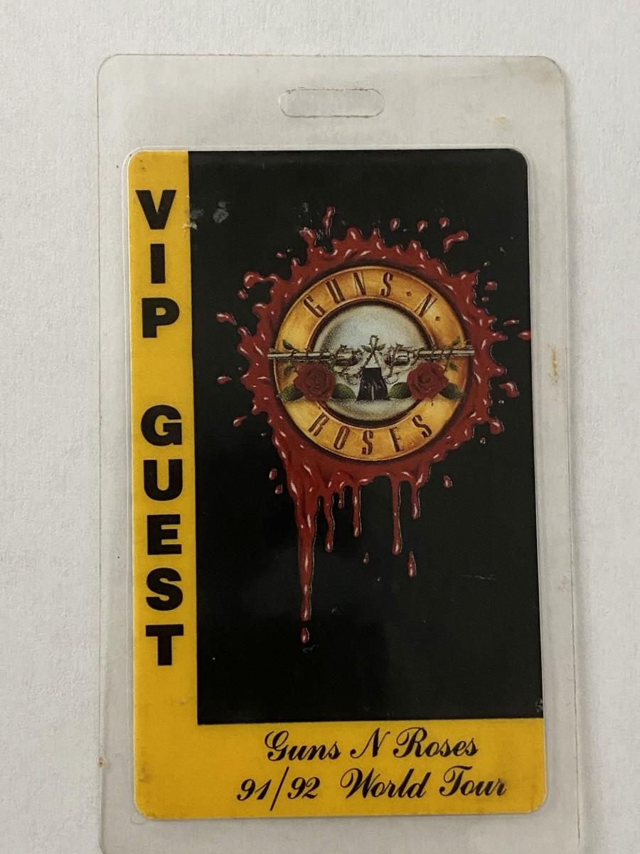 Guns N' Roses Backstage Pass | EstateSales.org