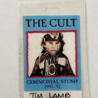 The Cult  Backstage Pass