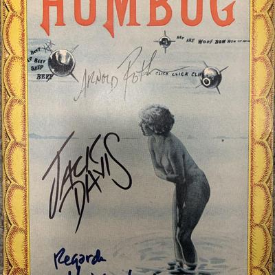 Humbug signed comic book. GFA Authenticated