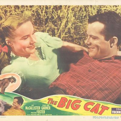 The Big Cat 1949 original vintage lobby card