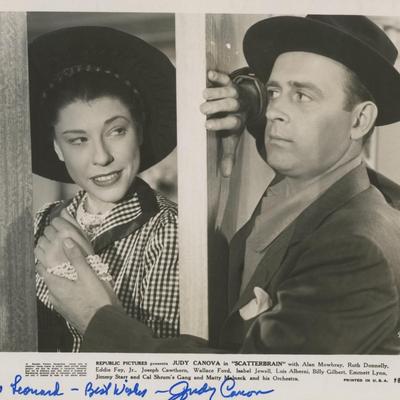 Judy Canova signed photo