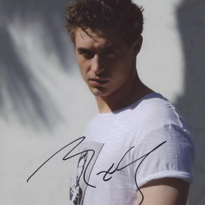 Max Irons signed photo