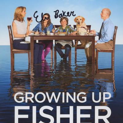 Eli Baker signed "Growing Up Fisher" mini poster
