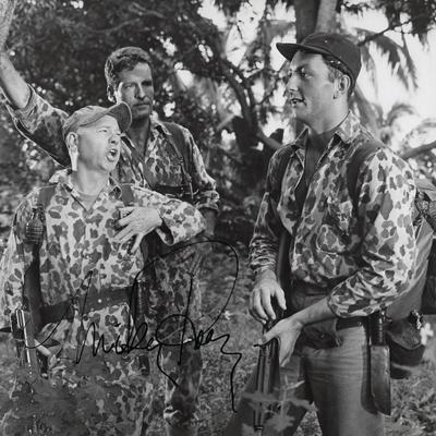 Mickey Rooney signed photo