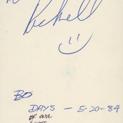 Peter Reckell signature cut