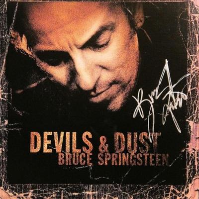 Bruce Springsteen signed "Devils & Dust" album