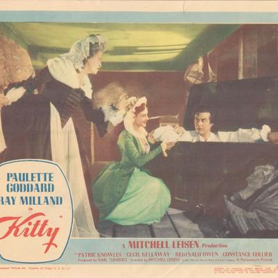 Kitty 1945 original vintage lobby card
