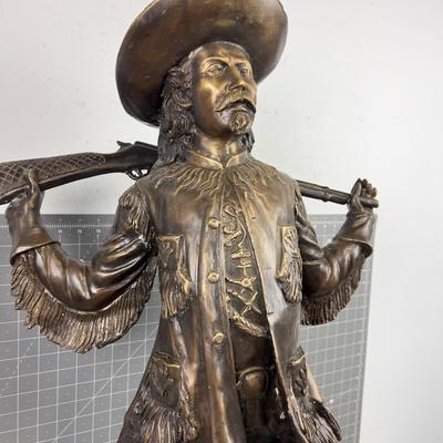 Buffalo Bill Cody Bronze Statue by "J. Theodore"