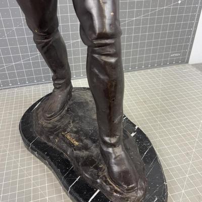Buffalo Bill Cody Bronze Statue by "J. Theodore"