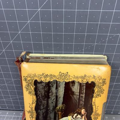 Antique Celluloid Photo Album w/ Cabinet Cards 