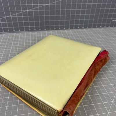 Antique Celluloid Photo Album w/ Cabinet Cards 
