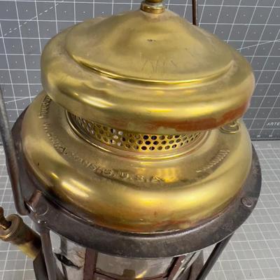Antique Coleman Brass Lantern c.1920