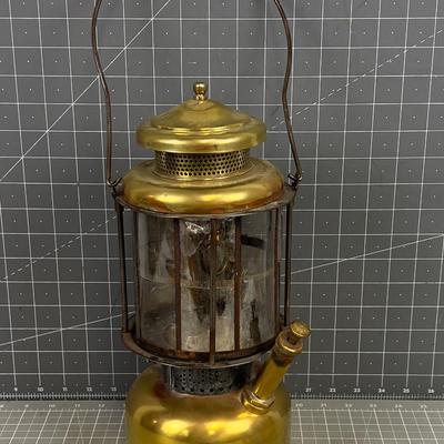 Antique Coleman Brass Lantern c.1920