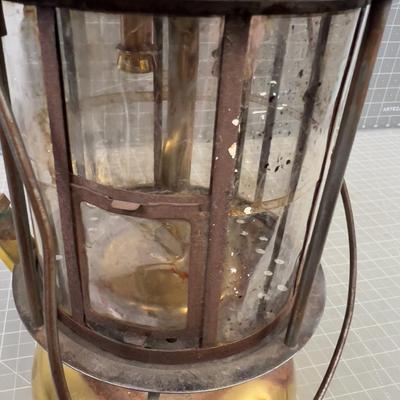 Antique Coleman Brass Lantern c.1920
