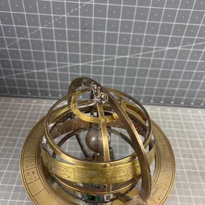 Brass Zodiac Armillary Globe 