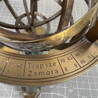 Brass Zodiac Armillary Globe 