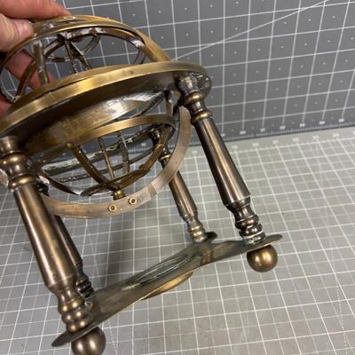 Brass Zodiac Armillary Globe 