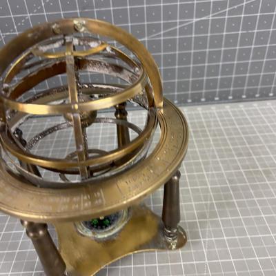 Brass Zodiac Armillary Globe 