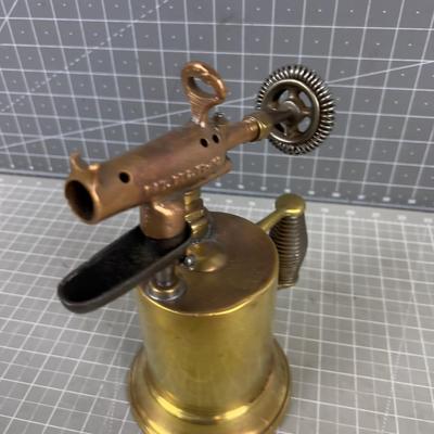 Brass Detroit Torch Vintage Blow Torch 