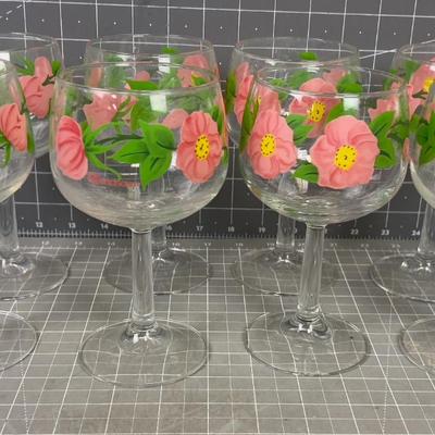Franciscan Desert Rose Goblets