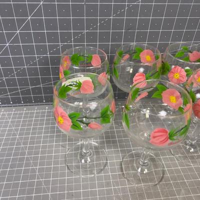 Franciscan Desert Rose Goblets