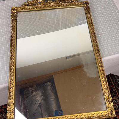 Antique Framed Mirror 
