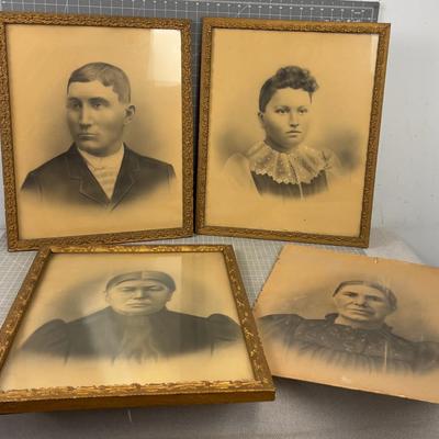 3 Framed Pictures of the 1880's or Earlier