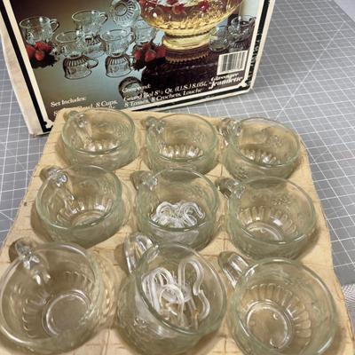 18 Piece PUNCH Bowl Set In Original Box 