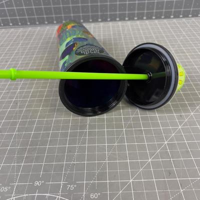 Starbucks Glow in the Dark with Silicone Straw Cup 