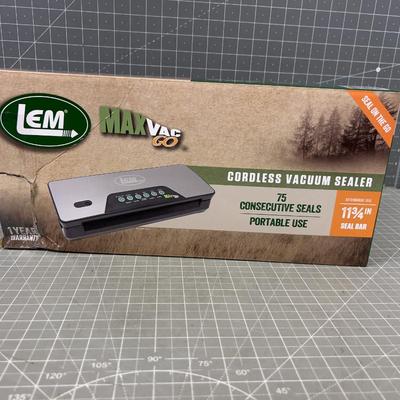 Cordless Vacuum Sealer  by LEM NEW 