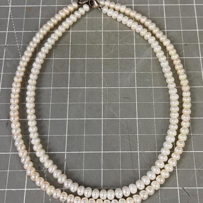 2 Strands of Pearls, NICE! 