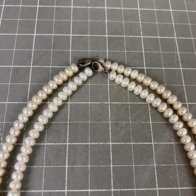 2 Strands of Pearls, NICE! 