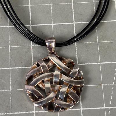 925 Pendant Choker Necklace