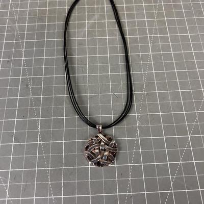 925 Pendant Choker Necklace