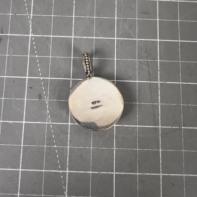 Pendant of Round Red Jasper ? 