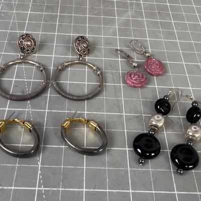 4 Sets of Earrings   - WOW! 
