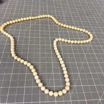 Bone Bead Necklace Strands of