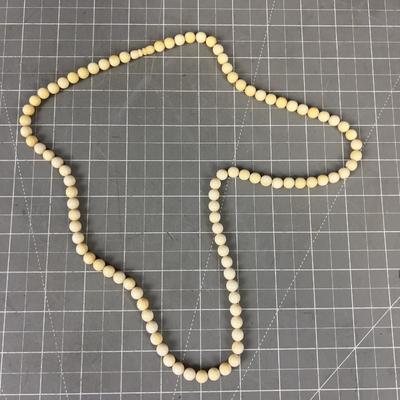 Bone Bead Necklace Strands of