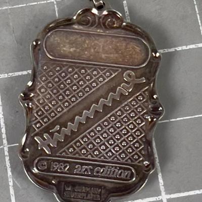 Silver Plated Hummel Pendant on Chain 