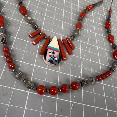 Awesome Red Jasper Hopi or Zuni Sundancer 