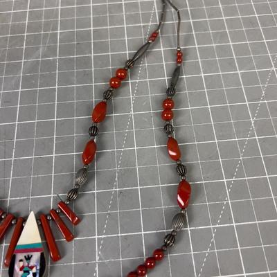Awesome Red Jasper Hopi or Zuni Sundancer 