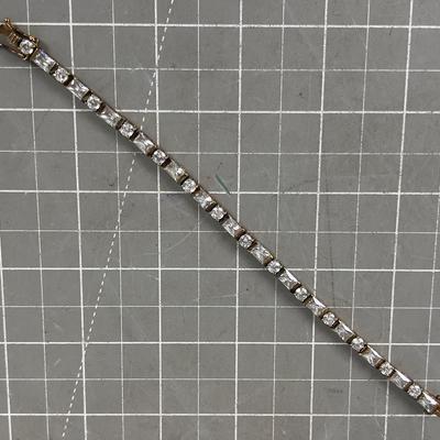 925 Silver Tennis Bracelet 