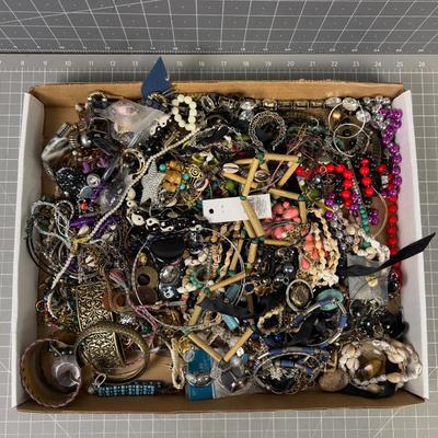 Gallon of Jewels: Lots of  Necklaces & Bracelets