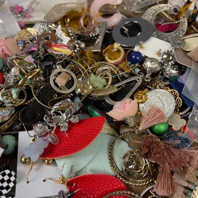 Gallon of Jewels: Mostly Earrings 
