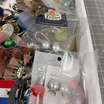 Gallon of Jewels: Mostly Earrings 