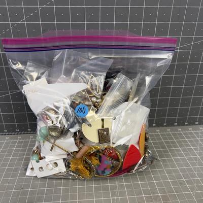 Gallon of Jewels: Mostly Earrings 