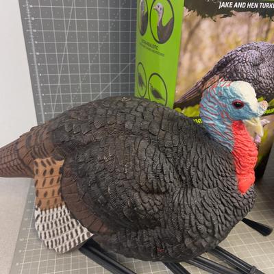 Little Gobstopper Turkey DECOYS with Stakes