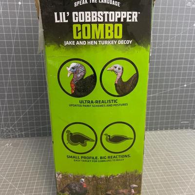 Little Gobstopper Turkey DECOYS with Stakes