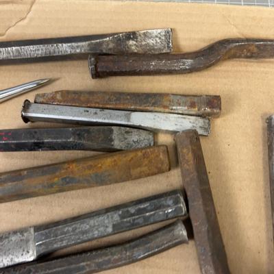 Tray full of Tools: All Cold Chisels 