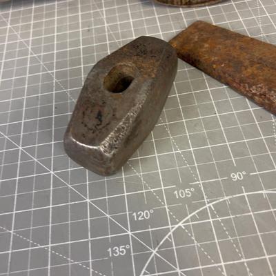 Tool Heads: Pick Head, Sledge Hammer and Wedge